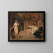 Fortune and Misery - Eugène Smits — framed artwork on a wall