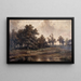 Étang dans la Campine - Euphrosine Beernaert — framed artwork on a wall