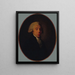 Portrait of a Man from the Revolutionary Era - Eustache François Duval — framed artwork on a wall