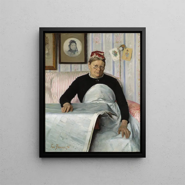 La Gouvernante Brita Maria Mussa - Eva Bonnier — framed artwork on a wall