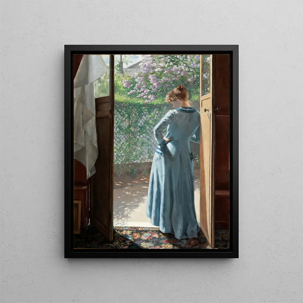 À Ateljédrörren - Eva Bonnier — framed artwork on a wall