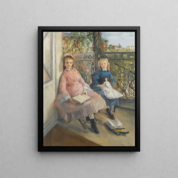 La Fenêtre - Eva Gonzalès — framed artwork on a wall