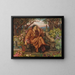 A Soul in Hell - Evelyn De Morgan — framed artwork on a wall