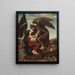 Angel of Death - Evelyn De Morgan — framed artwork on a wall