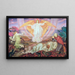 The Death of the Dragon - Evelyn De Morgan — framed artwork on a wall