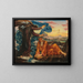 Homeland - Evelyn De Morgan — framed artwork on a wall