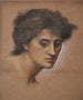 Study of a female head for La Cadence de l'automne - Evelyn De Morgan — artwork view