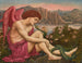 L'Ange avec le Serpent - Evelyn De Morgan — artwork view
