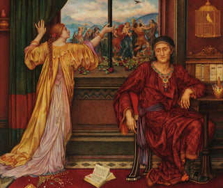 La Cage dorée - Evelyn De Morgan — artwork view
