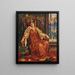 The Hourglass - Evelyn De Morgan — framed artwork on a wall