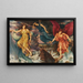 Les esprits de la tempête - Evelyn De Morgan — framed artwork on a wall