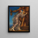 The Cult of Mammon - Evelyn De Morgan — framed artwork on a wall