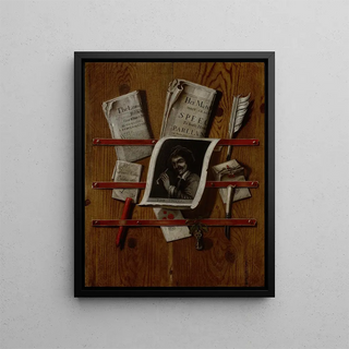 Still life L'odeur - Evert Collier — framed artwork on a wall