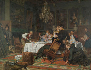 La surprise de l'arrivée inattendue des maîtres - Evert Jan Boks — artwork view