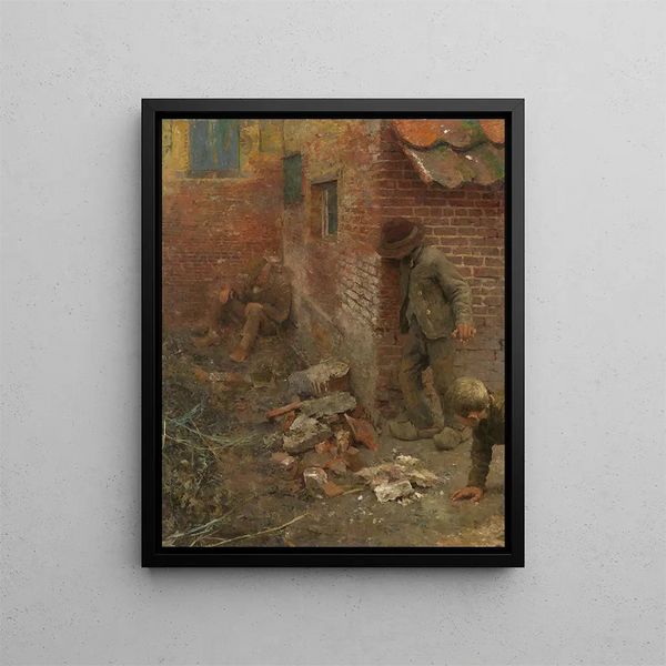 L'Idiot - Evert Larock — framed artwork on a wall