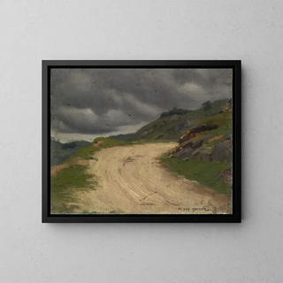 Route de Mornex - Evert Louis van Muyden — framed artwork on a wall