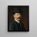 Self-portrait - Evert Louis van Muyden — framed artwork on a wall
