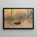 Hunting of the Elk - Evgeni Alexandrovich Tikhmenev — framed artwork on a wall