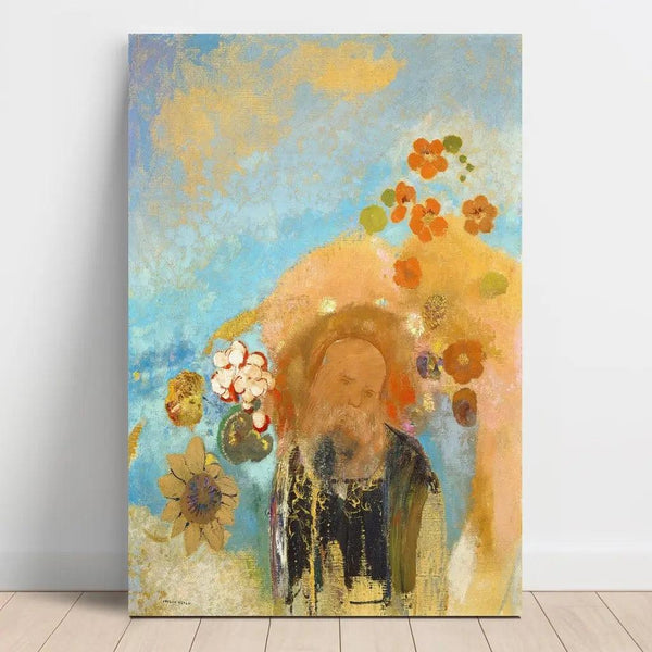Reproduction of the painting Evocation de Roussel - Odilon Redon