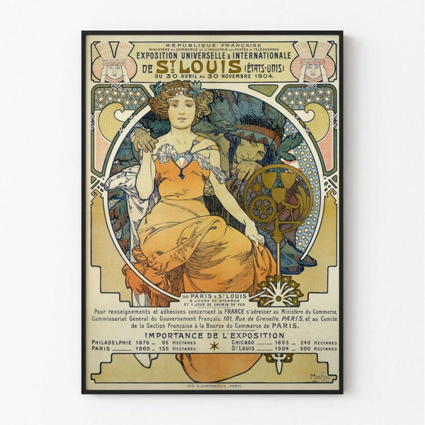 Universal and International Exposition of St. Louis by Alphonse Mucha