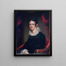 Portrait of Eleanor Humphrey - Ezra Ames — framed artwork on a wall