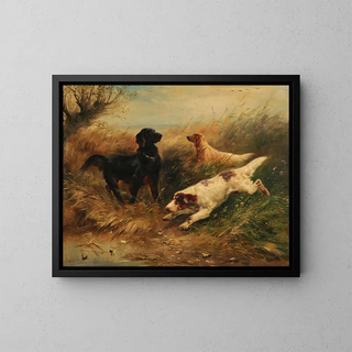 En pause - F E Martinez — framed artwork on a wall