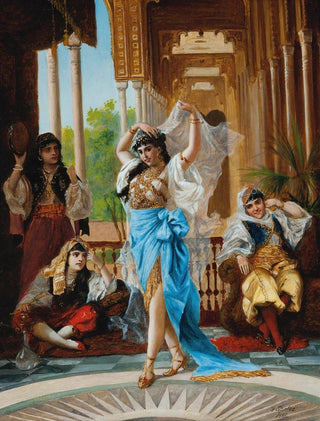 The Harem Dancer - F. Santos — artwork view