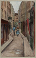 Rue Geoffroy l'Angevin from the street du Temple to the street Beaubourg - F. Seguin — artwork view