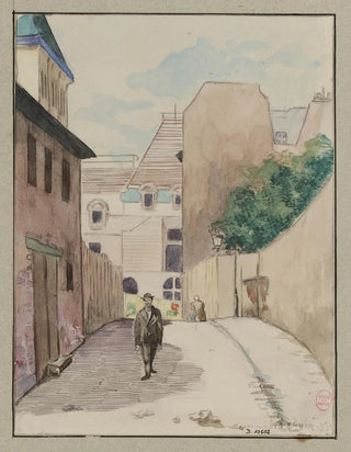 Rue du Cimetière Saint Benoit - F. Seguin — artwork view