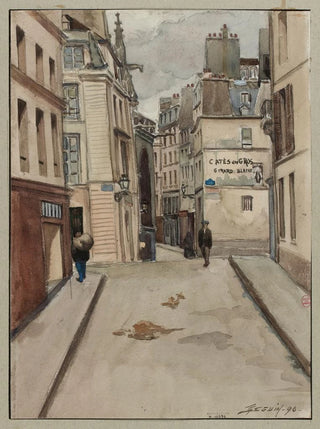 Rue du Cloître Saint - Merry de la rue du Renard à la rue Saint - Martin - F. Sguin — artwork view
