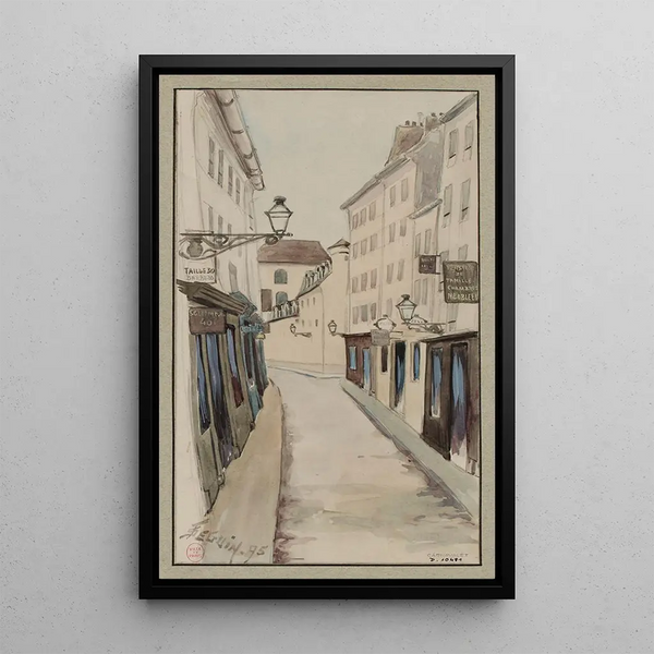 Rue du Pot-de-Fer - F. Seguin — framed artwork on a wall