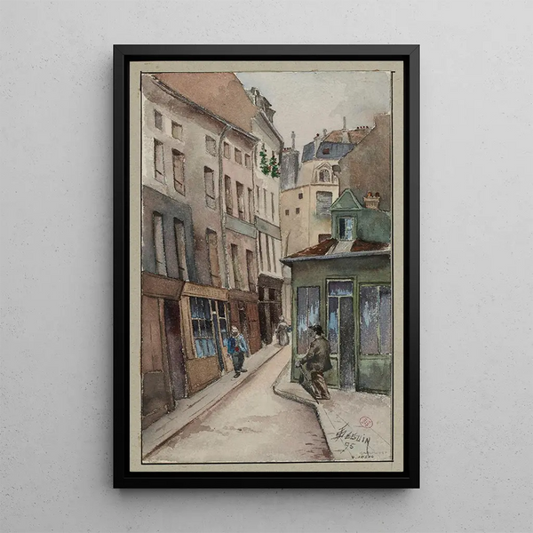 Rue du Sabot - F. Seguin — framed artwork on a wall