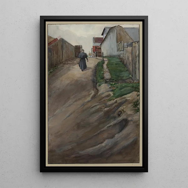 Ruelle des Volontaires - F. Seguin — framed artwork on a wall