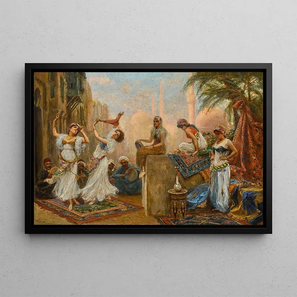 Les Danseurs - Fabio Fabbi — framed artwork on a wall