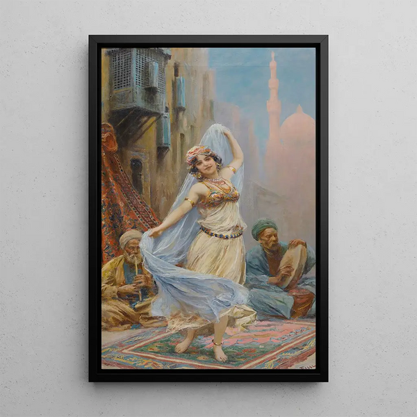 The Blue Veil - Fabio Fabbi — framed artwork on a wall