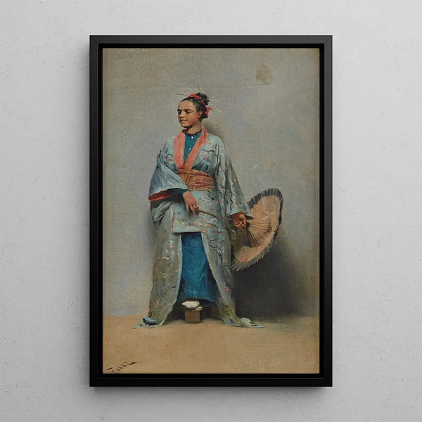 The New Kimono - Fabio Fabbi — framed artwork on a wall