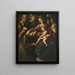 La Sainte Famille avec Saint François d'Assise adorant l'Enfant Jésus avec deux jeunes gens et des anges au-dessus - Fabrizio Santafede — framed artwork on a wall