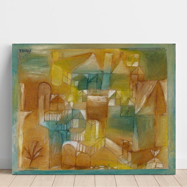 Reproduction of the painting Brown-Green Facade - Paul Klee