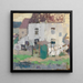 White Facades and Garden in Bosvoorde - Rik Wouters — framed artwork on a wall
