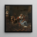Making Crepes - Jan van Pee — framed artwork on a wall