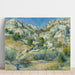 Reproduction of the painting Rocky Cliffs Painting at L'Estaque - Pierre-Auguste Renoir