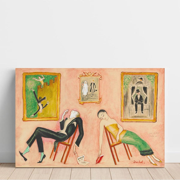 Reproduction of the painting Family Idyll - Nils Dardel