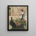 Merchant of Venetian Chamois - Fanny Carlini — framed artwork on a wall