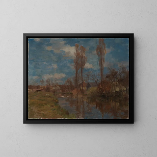 Avant-printemps - Fanny Edle von Geiger-Weishaupt — framed artwork on a wall