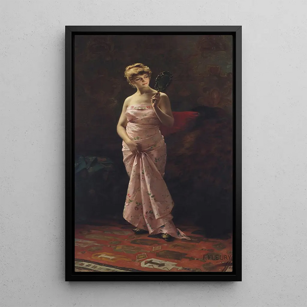 A Perfect Reflection - Fanny Fleury — framed artwork on a wall