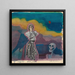 Night Fantasy Painting - Karl Wiener — framed artwork on a wall