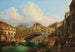 Venice, view of the Grand Canal with the Rialto Bridge - Fausto Antonioli — artwork view
