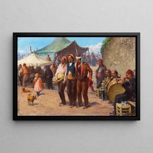 Bayram - Fausto Zonaro — framed artwork on a wall