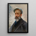 Self-portrait Painting - Fausto Zonaro — framed artwork on a wall