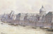 College of the Four Nations and Hôtel de Conti painting in 1689 - Fédor Hoffbauer — artwork view